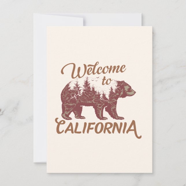 Bienvenue à California Bear Forest (Devant)
