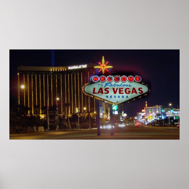 Bienvenue à Fabulous Las Vegas poster en écran lar (Devant)