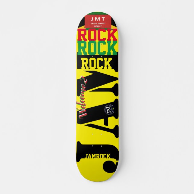 BIENVENUE À JAMROCK JMT 7 3/4" Skateboard Deck (Devant)