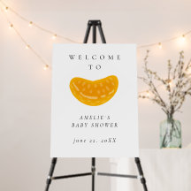 Bienvenue à la Baby Shower Minimaliste Aquarelle O