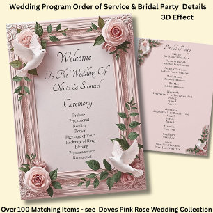 Bienvenue à la cérémonie de mariage, roses roses e