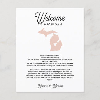 Bienvenue à la lettre MICHIGAN & Itinéraire TOUTE