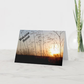 Bienvenue à la maison ! Carte de vœux