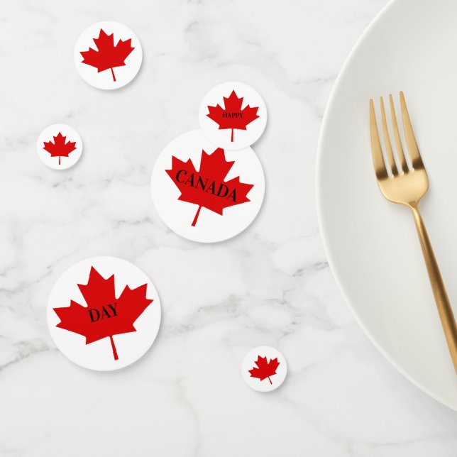 bienvenue à la Table Confetti de la feuille d'érab (Groupe)