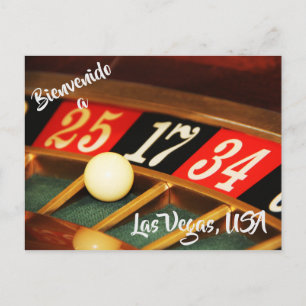 Bienvenue à Las Vegas USA carte postale