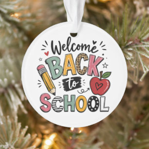 Bienvenue à l'école Enseignant Élève Premier Jour
