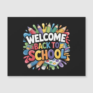 Bienvenue à l'école pour le premier jour d'école E