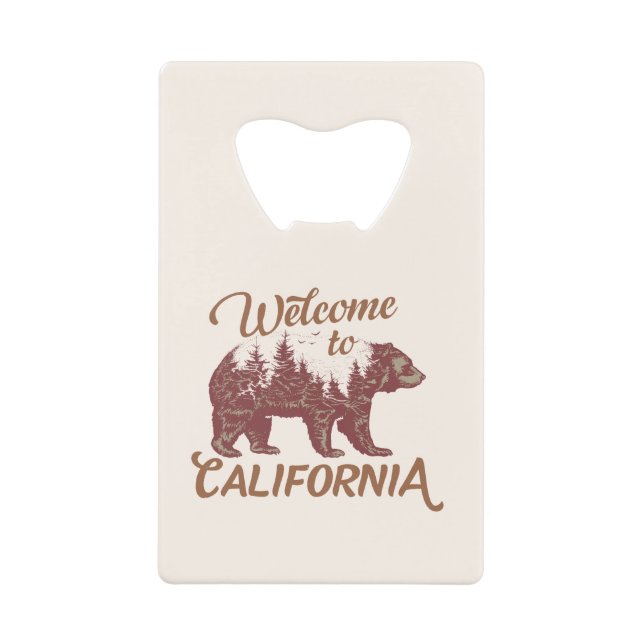 Bienvenue À L'Ours Forestier De Californie (Devant)