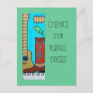 Bienvenue à NashvilleTennessee! carte postale