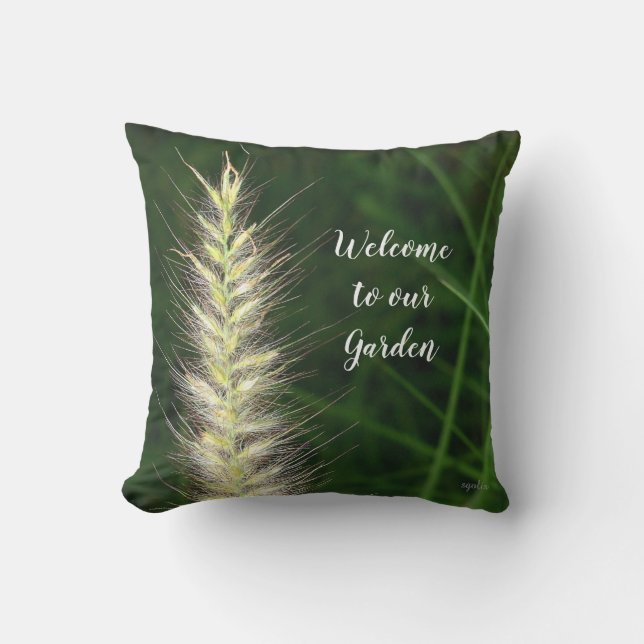 Bienvenue à notre Coussin extérieur Garden Green (Recto)