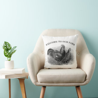 Bienvenue à notre coussin Vintage de coq de poulet