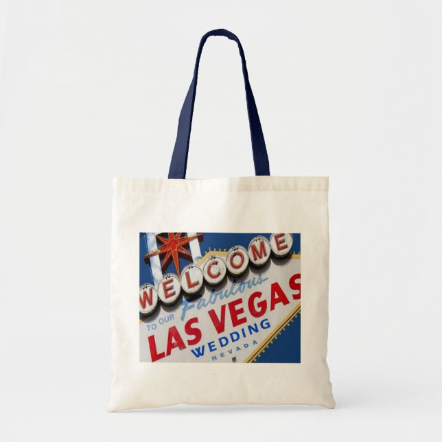 Bienvenue À Notre Fabrique Sac MARIAGE Las Vegas (Devant)