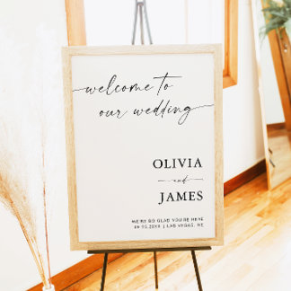 Bienvenue À Notre Poster De Bienvenue Mariage, Mar