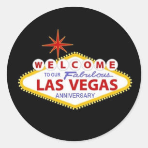 BIENVENUE À NOTRE Sticker L V Anniversaire FABULEU