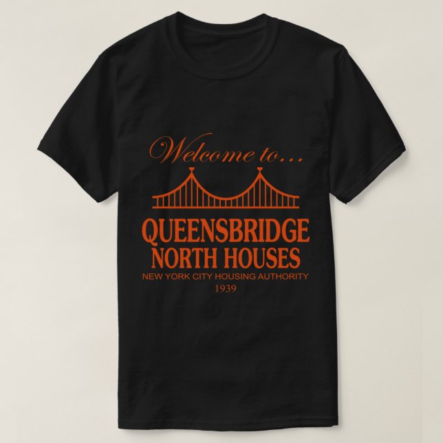 Bienvenue à Queensbridge North Houses T-Shirt Clas (Design devant)