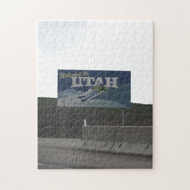 Bienvenue à Utah Jigsaw Puzzle (Vertical)