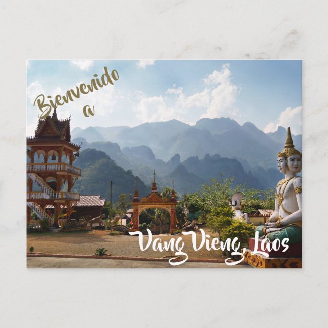 Bienvenue à Vang Vieng, la carte postale du Laos (Devant)