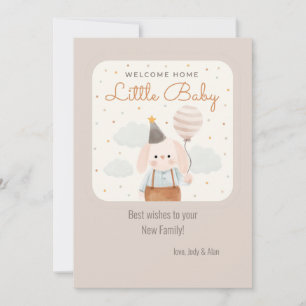 Bienvenue Accueil Petite Carte Bébé