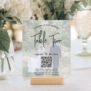 Bienvenue au mariage 2 Photos & QR Code du site Nu