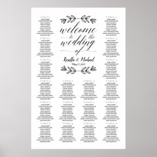Bienvenue Au Mariage - Tableau De Sièges