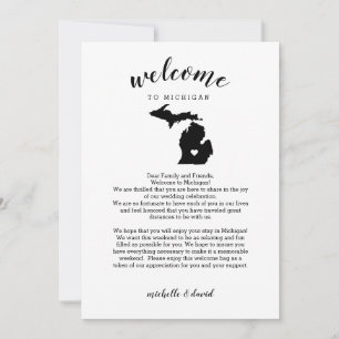 Bienvenue au Michigan   Lettre Mariage et itinérai