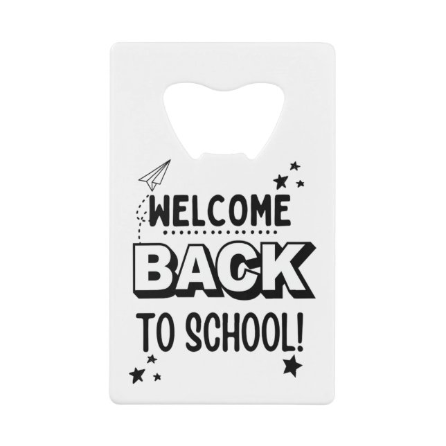 Bienvenue au retour à l'école ! (Devant)