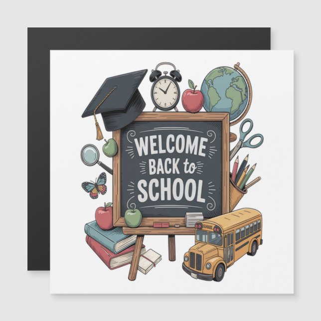 Bienvenue au retour à l'école (Devant / Derrière)