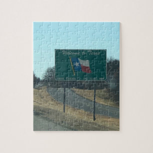 Bienvenue au Texas Jigsaw Puzzle