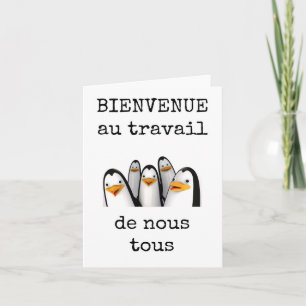 Bienvenue au travail, Carte de retour
