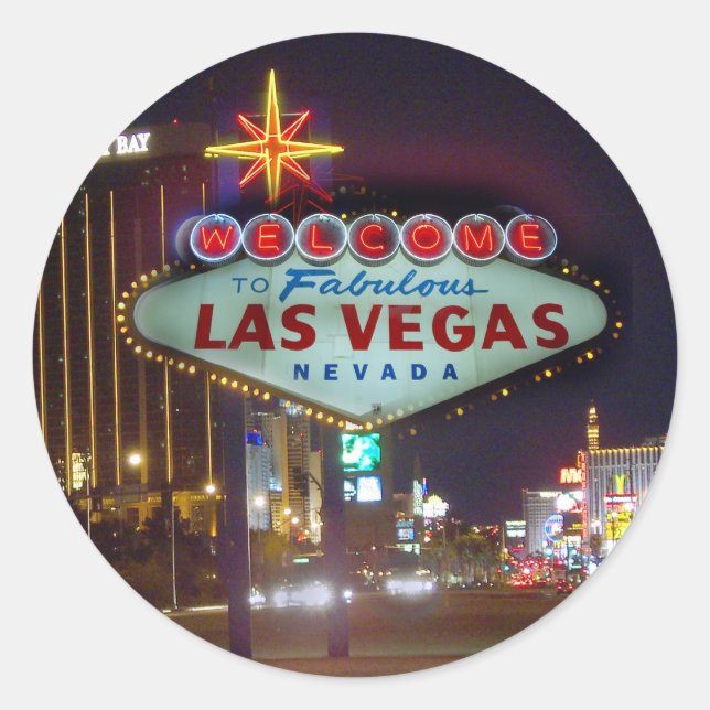 Bienvenue aux Stickers Fabulous Las Vegas (Devant)