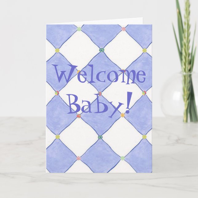 Bienvenue bébé ! Carte (Devant)