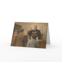 Bienvenue — Carte de cérémonie du serment du nouve