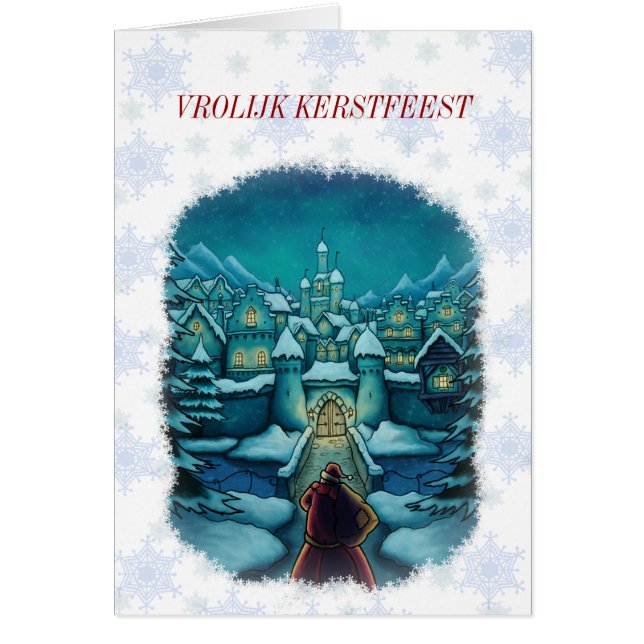 Bienvenue dans la carte de Noël (Devant)