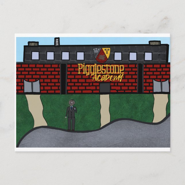 ' Bienvenue dans la carte postale Pigglestone (Devant)