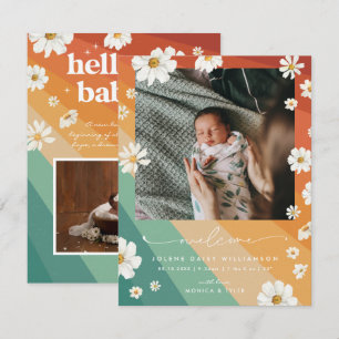 Bienvenue dans le Monde     Naissance Rétro Boho