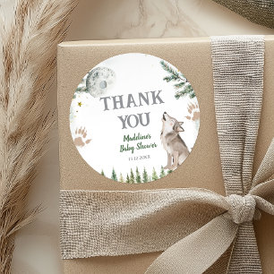 Bienvenue dans le Pack Forest Wolf Stickers Merci