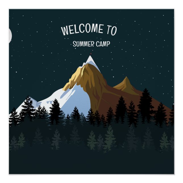 Bienvenue dans l'édition poster du camp d'été (Devant)