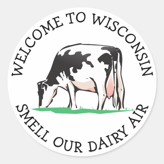 Bienvenue dans les Stickers Humour Wisconsin (Devant)