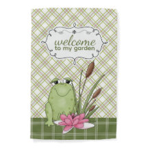 Bienvenue dans Mon drapeau de jardin