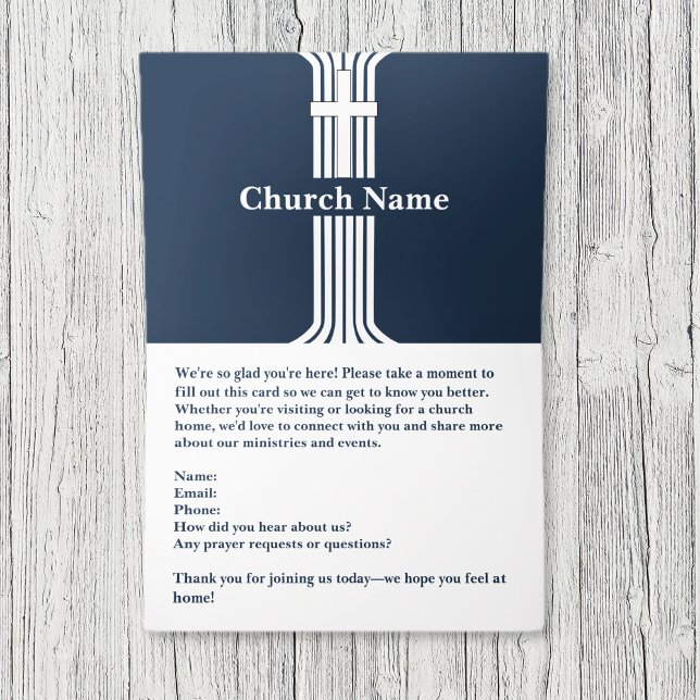 Bienvenue dans nos Cartes de Connexion Église (Welcome to our Church Connection Cards)