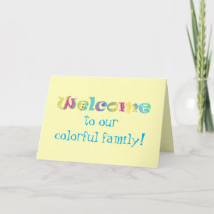 Bienvenue dans nos cartes familiales colorées