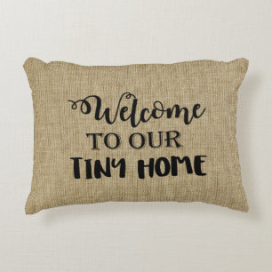 Bienvenue dans notre Coussin de Jeté de Tiny Home