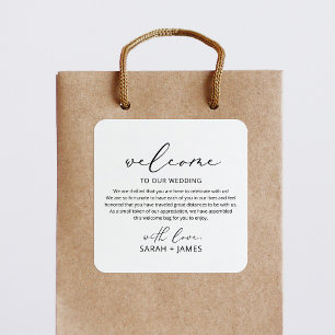 Bienvenue dans notre Sticker Étiquette de sac de b