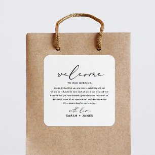 Bienvenue dans notre Sticker Étiquette de sac de b