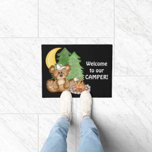 Bienvenue dans notre tapis de porte de camping