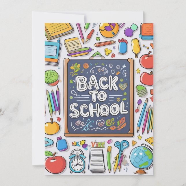  Bienvenue de retour à l'école ! (Devant)
