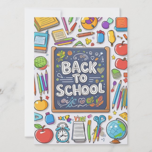  Bienvenue de retour à l'école ! (Devant)