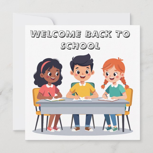 Bienvenue de retour à l'école (Devant)
