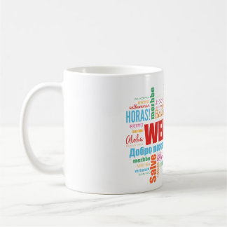 Bienvenue Différentes Langues Café Mug