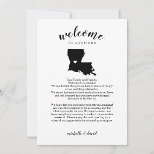 Bienvenue en Louisiane Lettre de mariage et itin